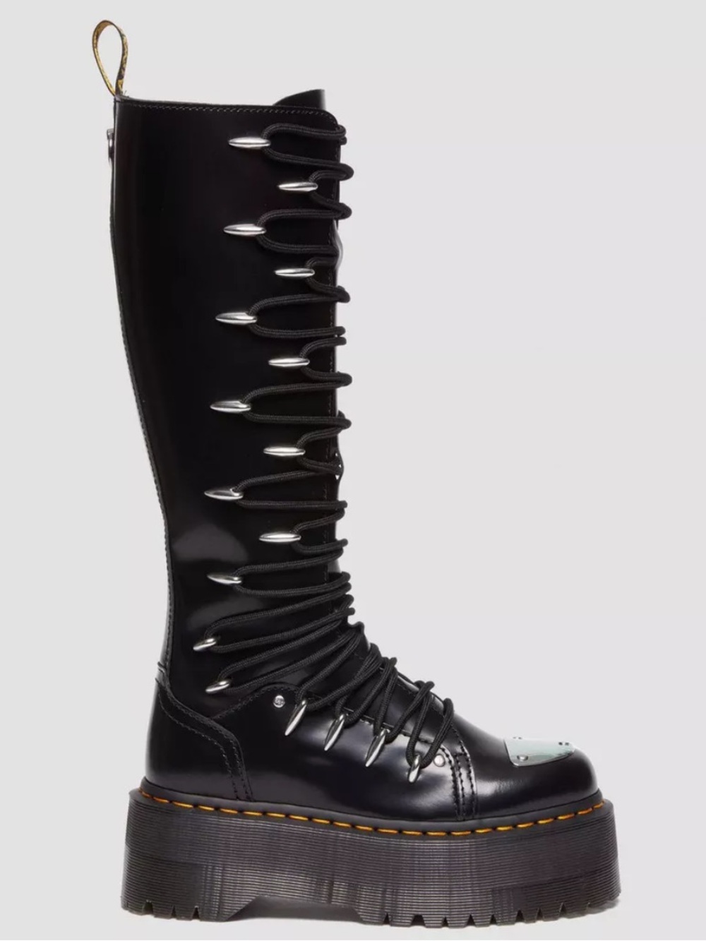Dr. Martens 1B60 Max Lace Up Knee High Platform Blk Buttero Womens size 7 NEW!!!
